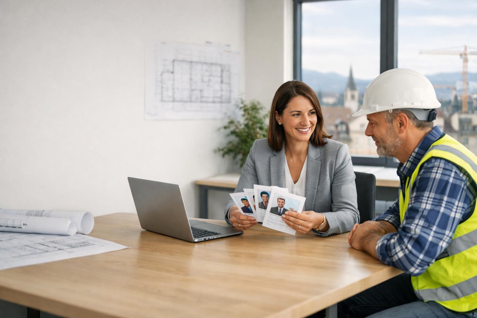 Personalvermittlung und Recruiting für die Schweizer Baubranche