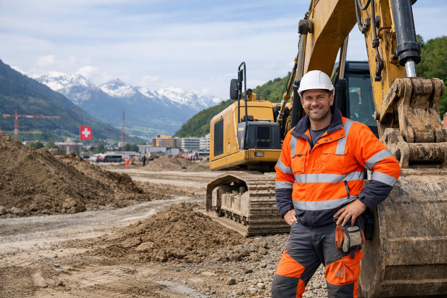 Baumaschinenführer Jobs – Einsatz auf Schweizer Baustellen