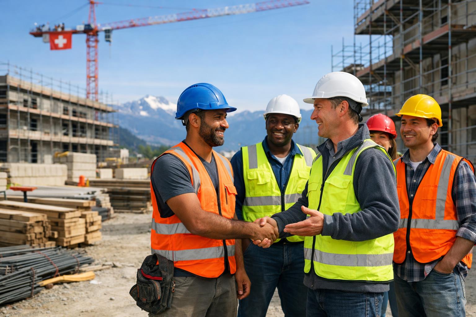 Arbeiten in der Schweiz – Infos für ausländische Fachkräfte im Baugewerbe