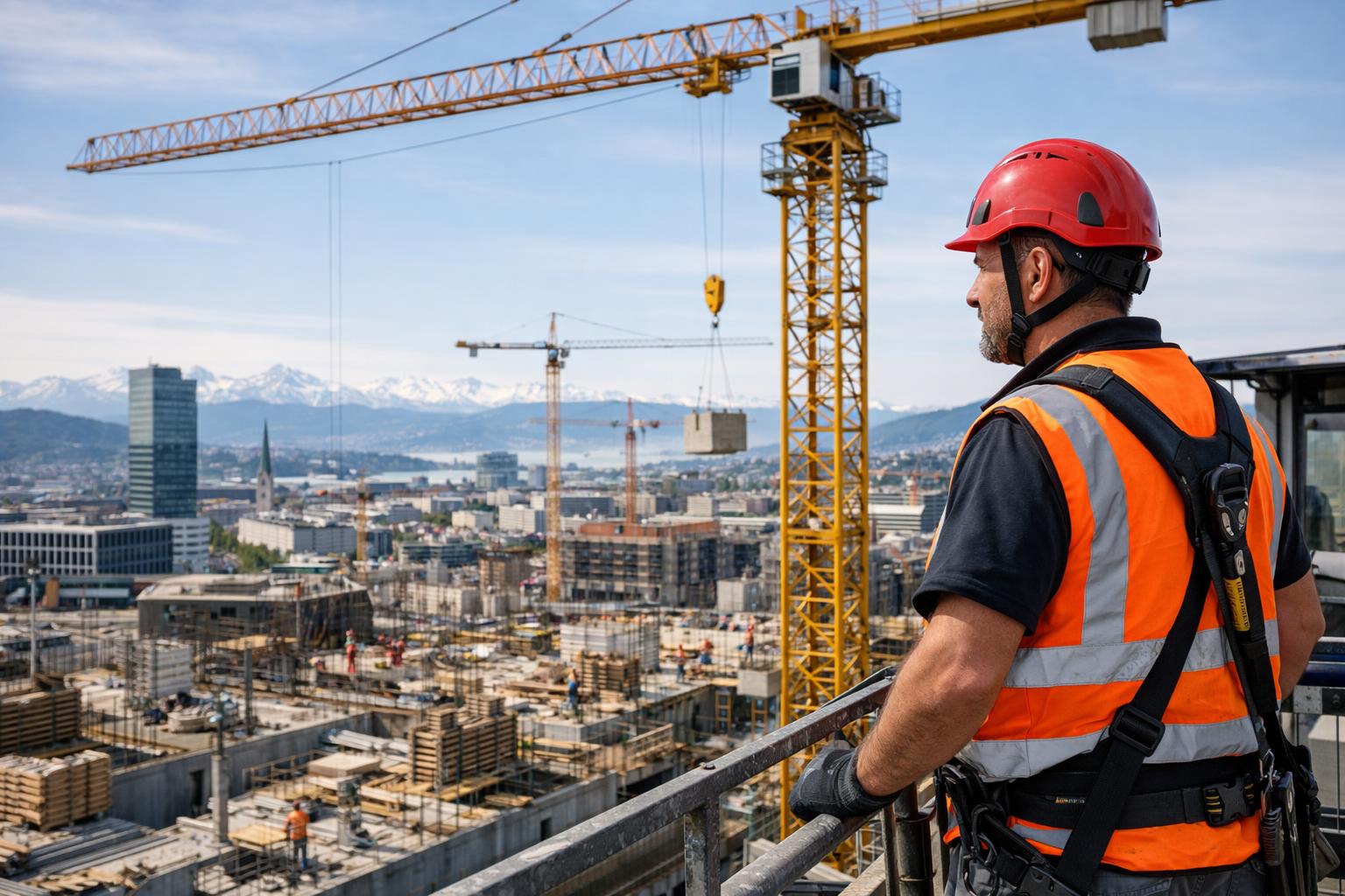 Kranführer Jobs - Perspektive im Schweizer Baugewerbe