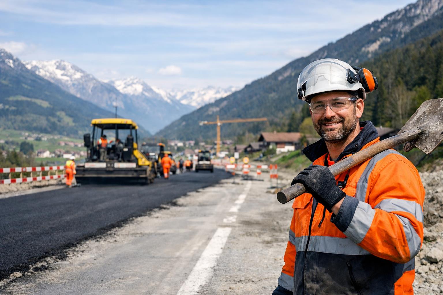 Jobs im Strassenbau
