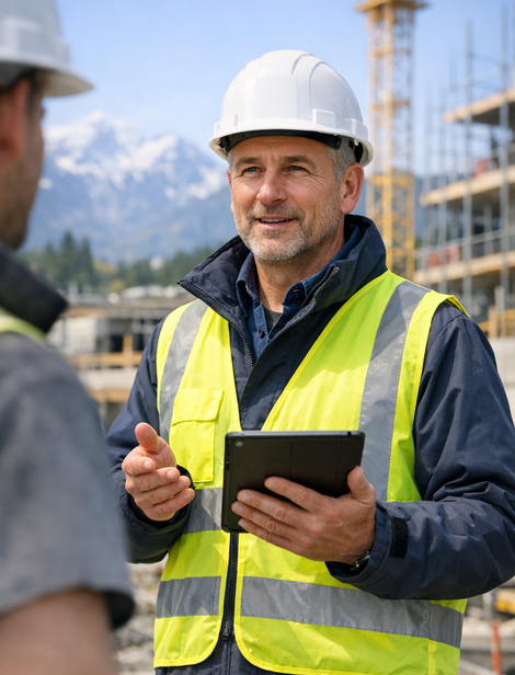 Arbeiten in der Schweiz – Infos für ausländische Fachkräfte im Baugewerbe: Einsatz starten