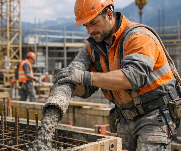 Bauarbeiter Hochbau