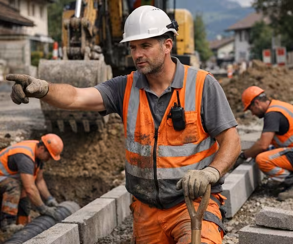 Vorarbeiter Strassenbau
